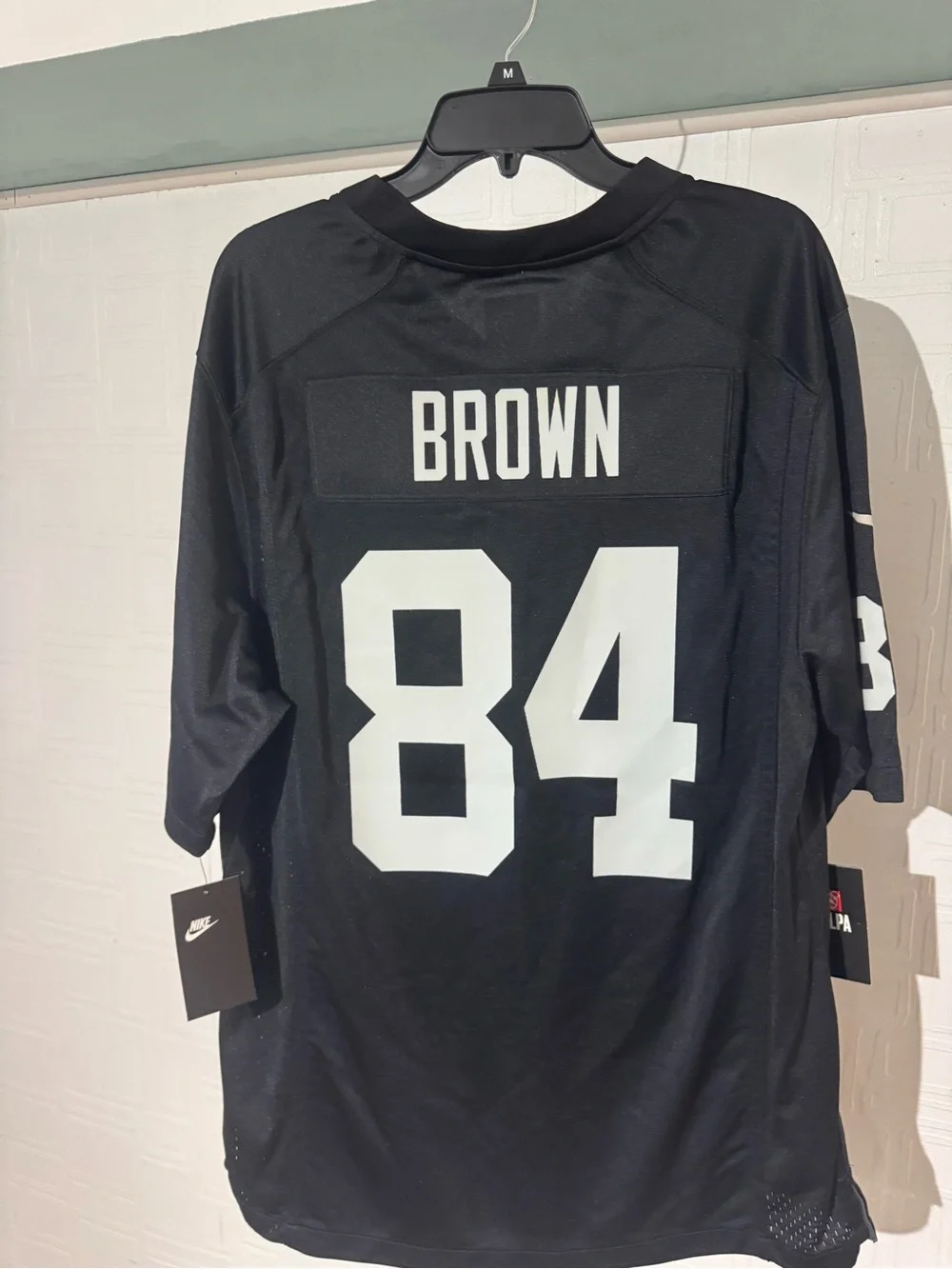 Nike Black Tim Brown Raiders #84 Football Jersey